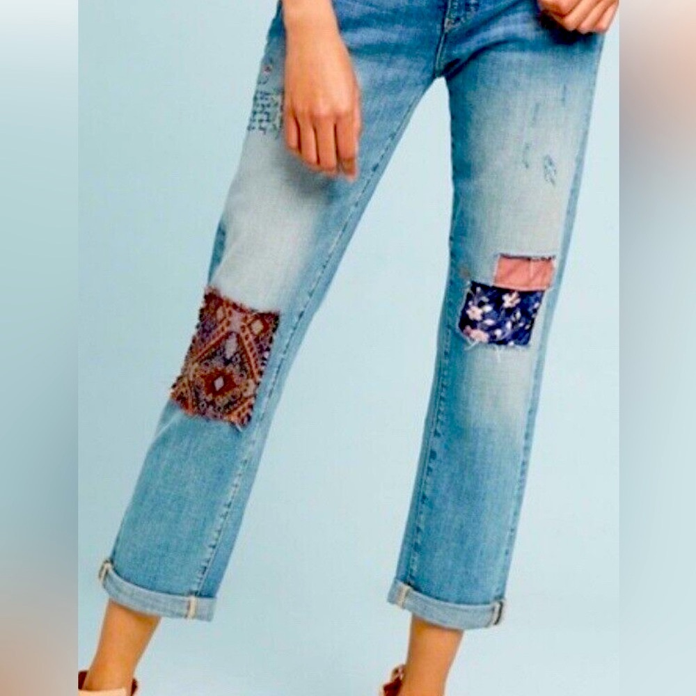 Anthropologie Pilcro Slim Boyfriend jeans size 26